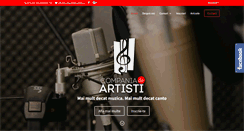 Desktop Screenshot of companiadeartisti.ro